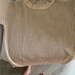 Peserico Light Tan Knit Women's Sweater